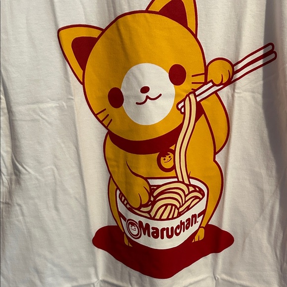 Maruchan Cat Graphic T-Shirt - Picture 3 of 4